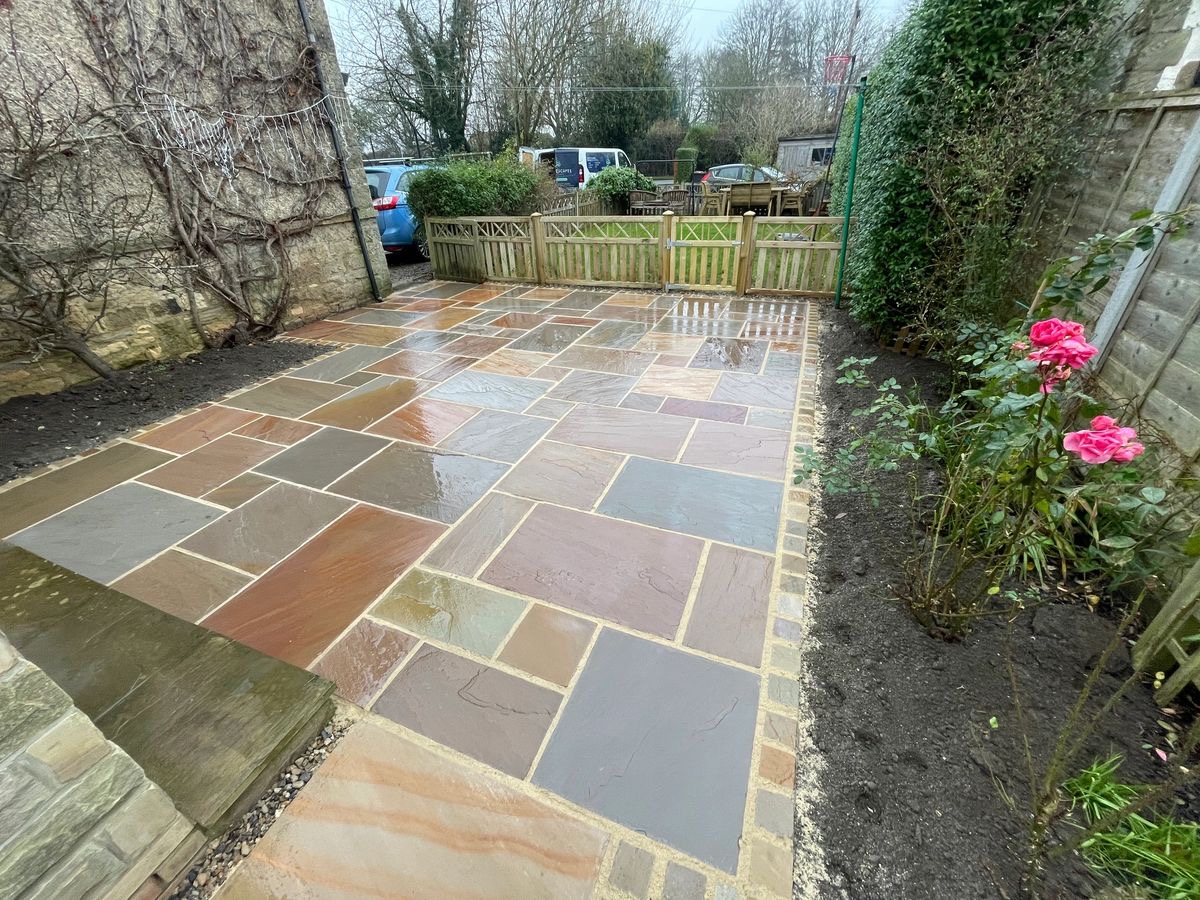 Raised beds and retaining wall landscape work